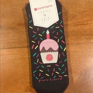 Birthday! 🎂 Black Grip Socks with Colorful Sprinkles 🎁🎁🎁